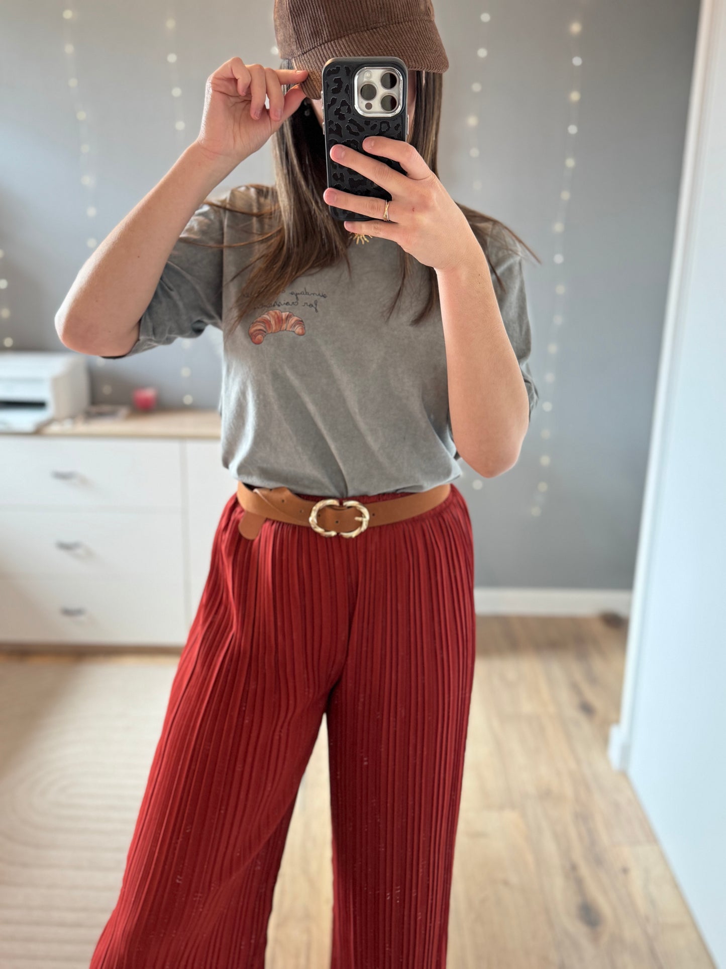 Pantalon Alma terracotta