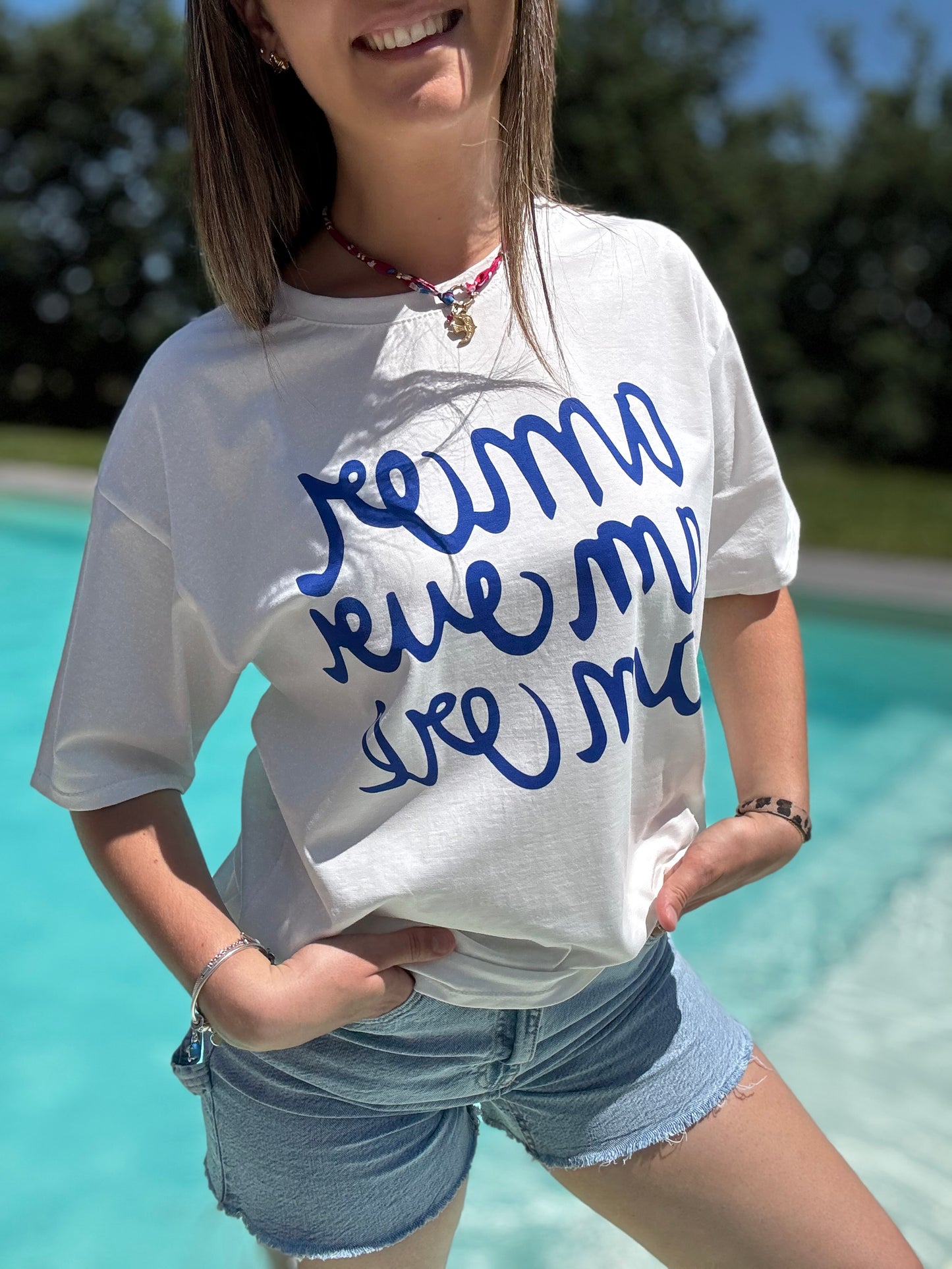 Tee shirt Amour blanc
