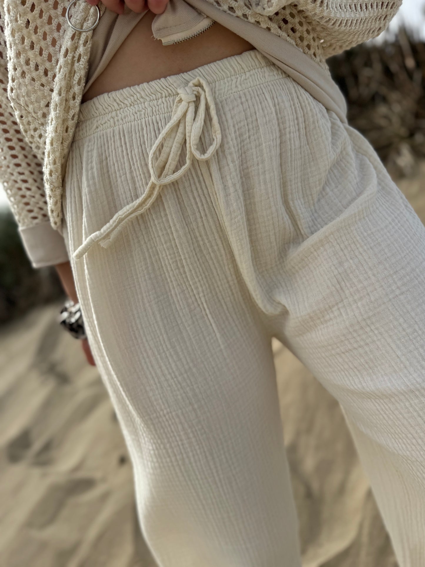 Pantalon Pauline Ecru