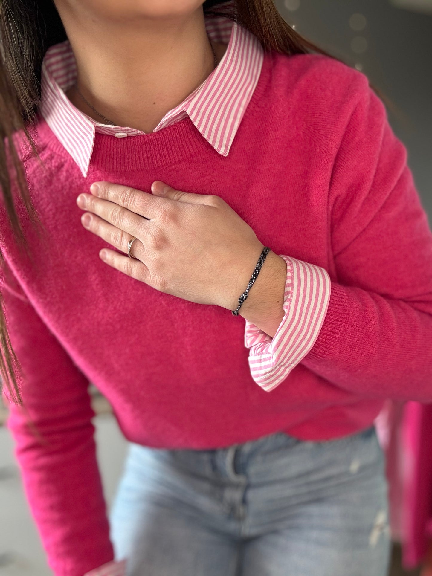 Chemise Pascaline rose