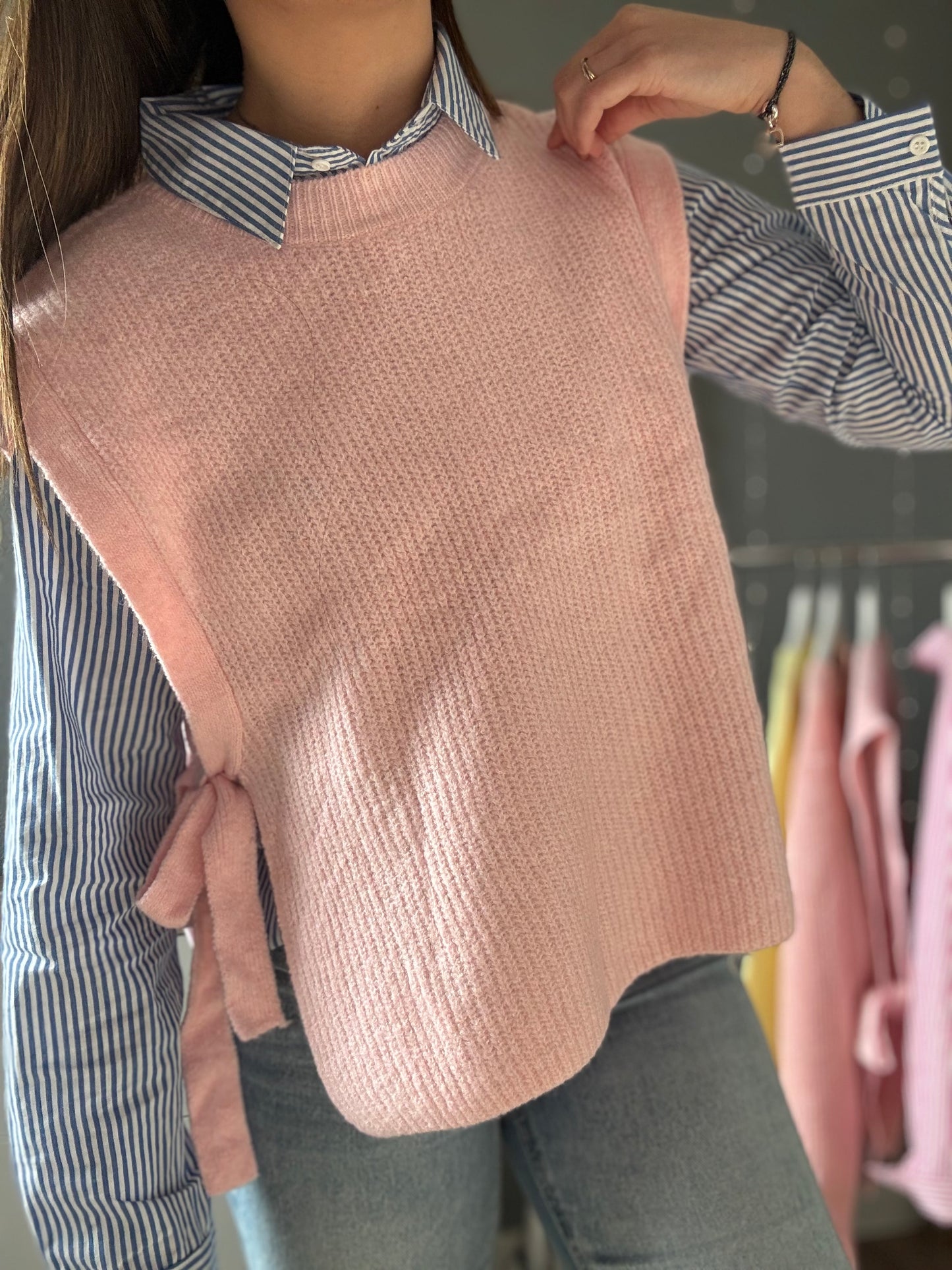 Pull sans manche Calou