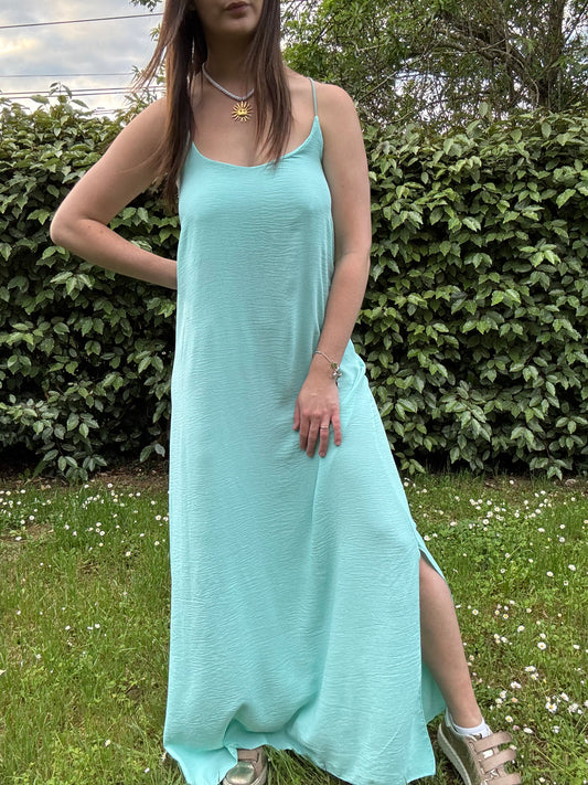Robe Bella vert d'eau